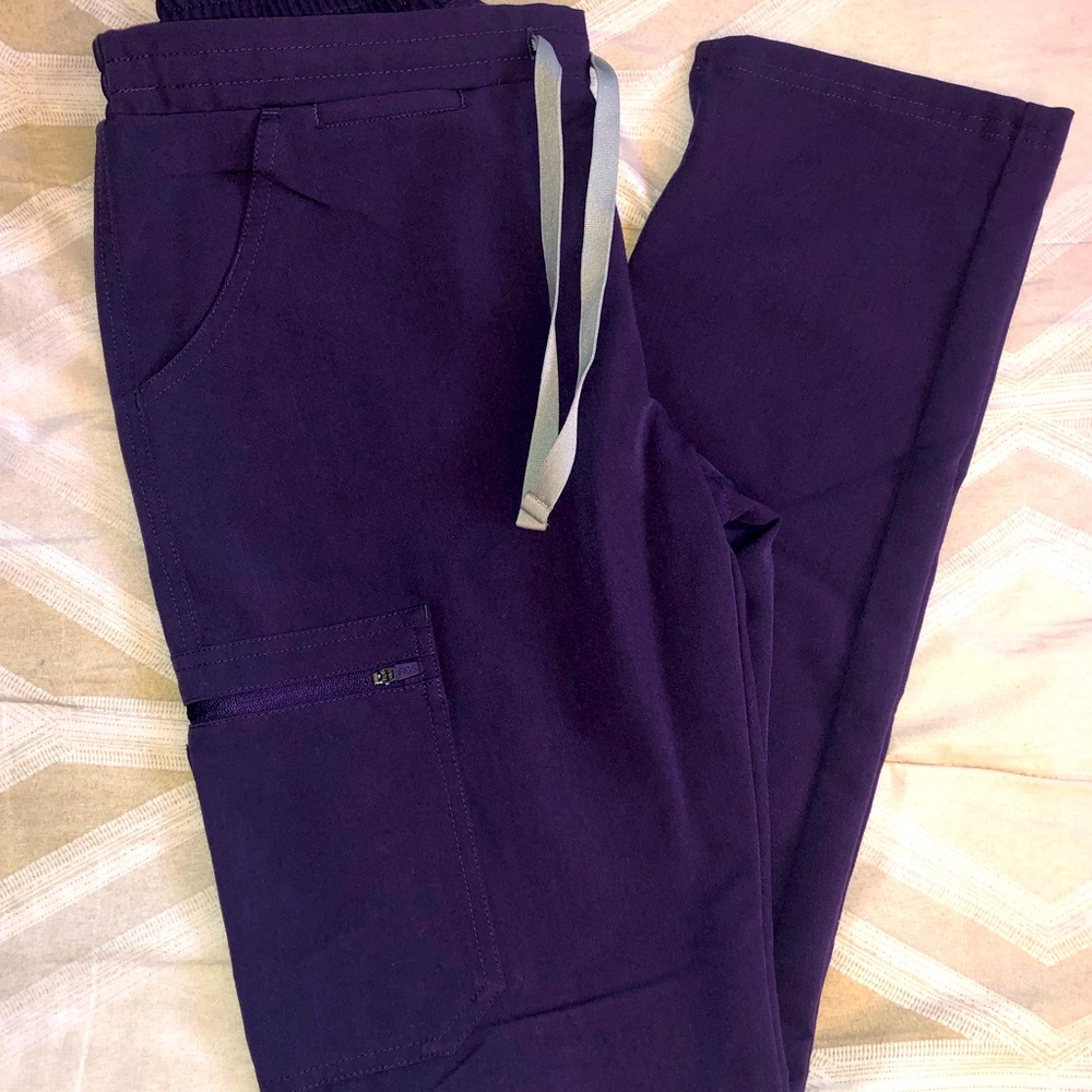 Figs Purple Shadow scrub pants